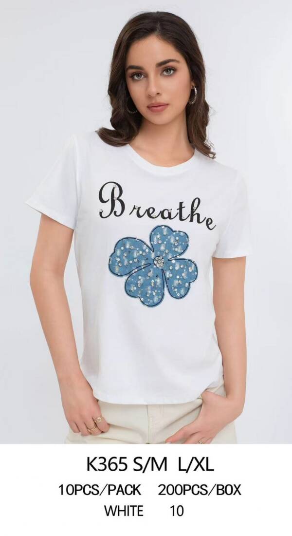 Bluzki damskie Roz S/M-L/XL, 1 kolor Paczka 10 szt